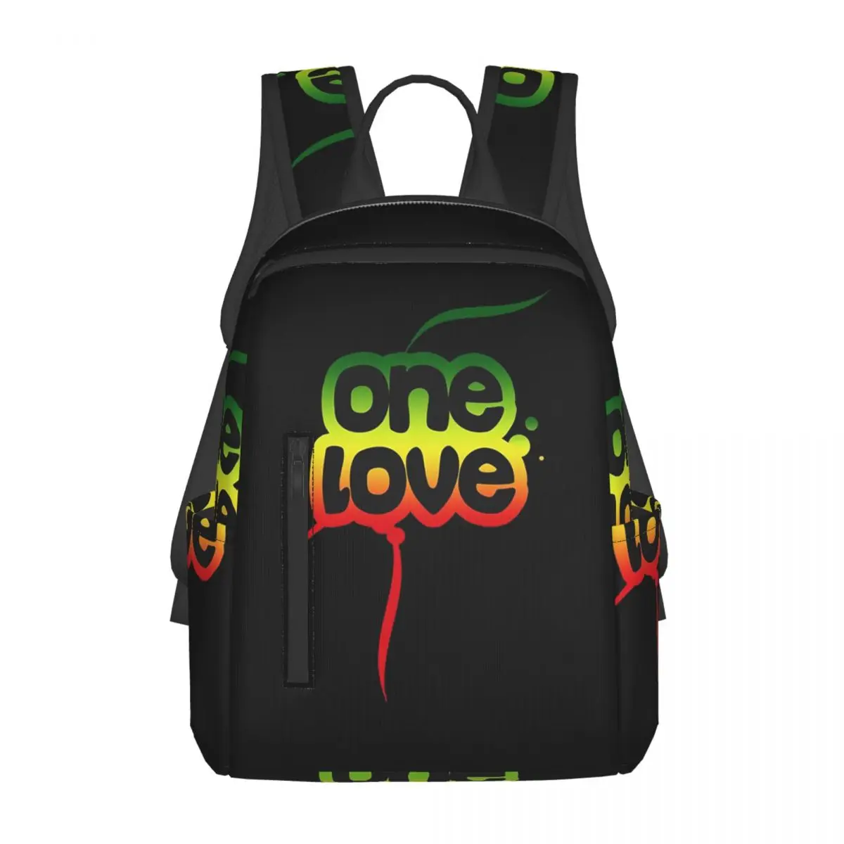 

Bob Marley One Love Backpack Daypack Large Capacity Boys Girls BookBag School Bag Shoulder Bags for Men Women