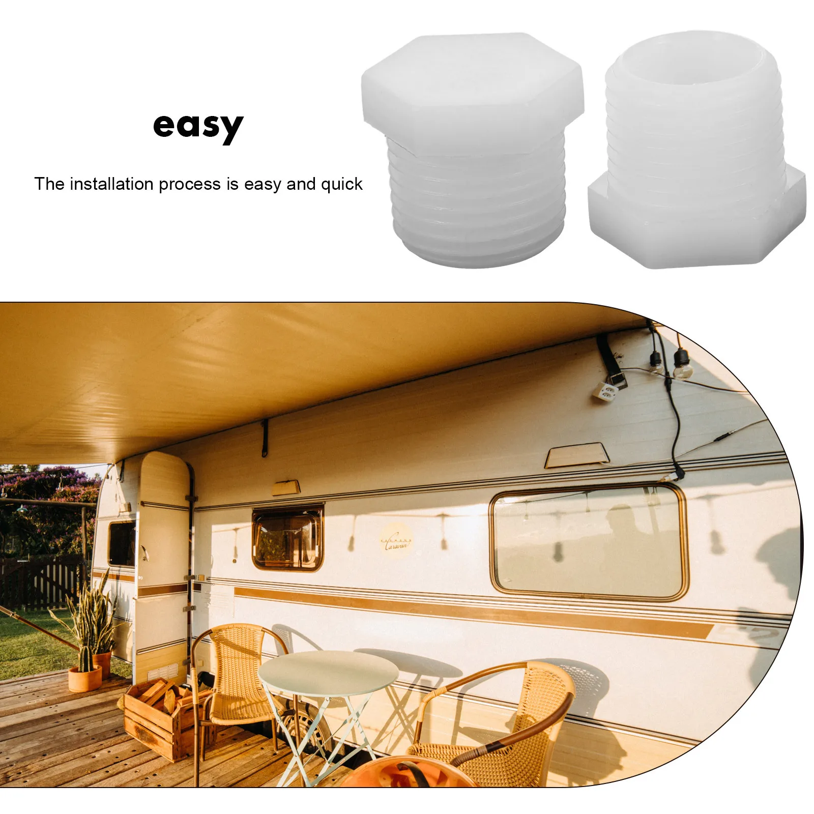 

12Pcs Rv Water Heater Drain Plugs Stoppers Durable Easy Install Prevent Blockages Rv Accessories Water Heater Drain