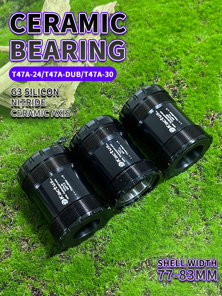 AliExpress KACTUS TECH KACTUS T47A Ceramic Bike Bottom Bracket 77 - 83mm Width Shell Lightweight BB Fit for Factor / SRAM Cranks Road Mtb Bicycle Parts