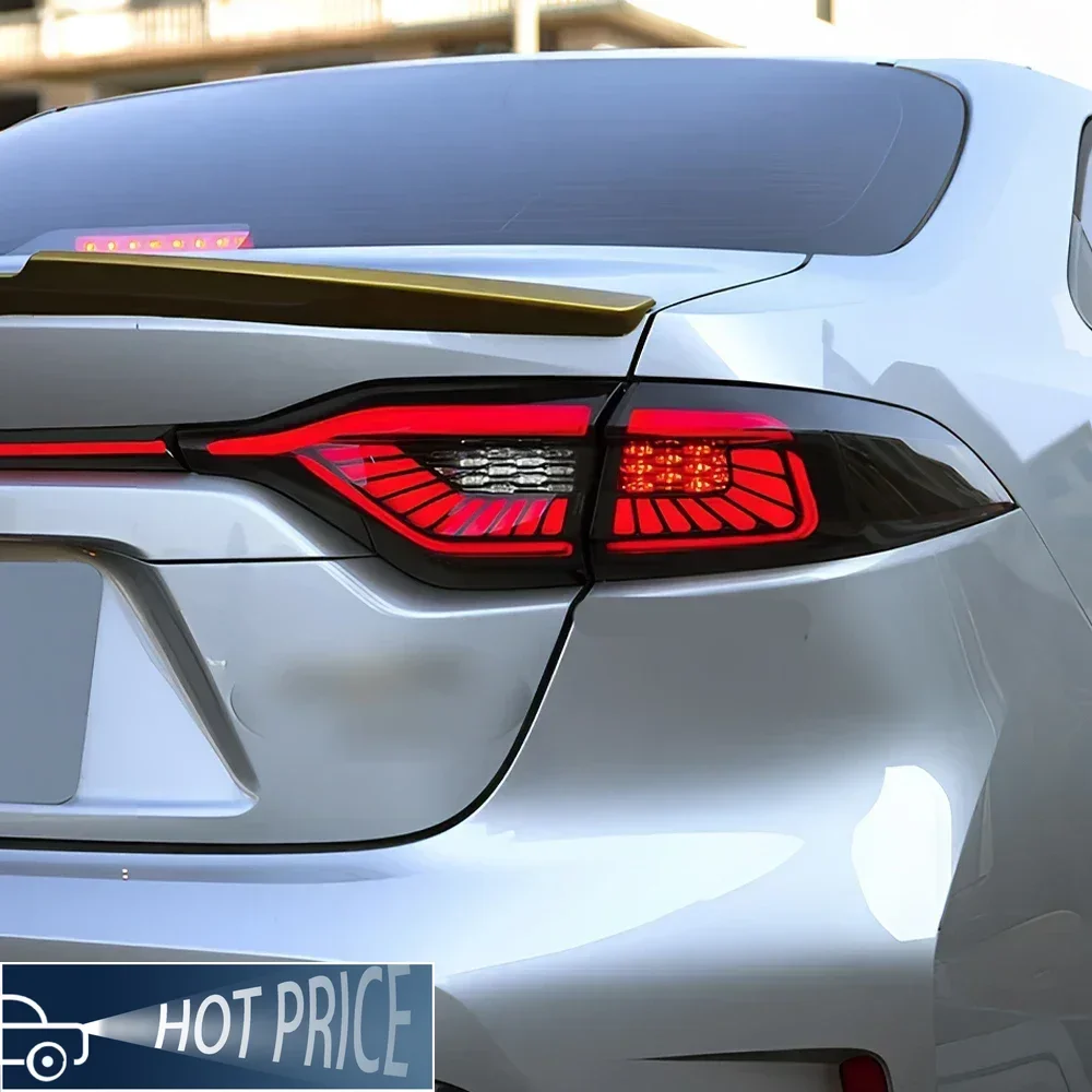 For Toyota Corolla Levin 2019-2023 Led Auto Back Lamp Assembly Upgrade Car Through Taillight Turn Signal Brake Fog Accessories