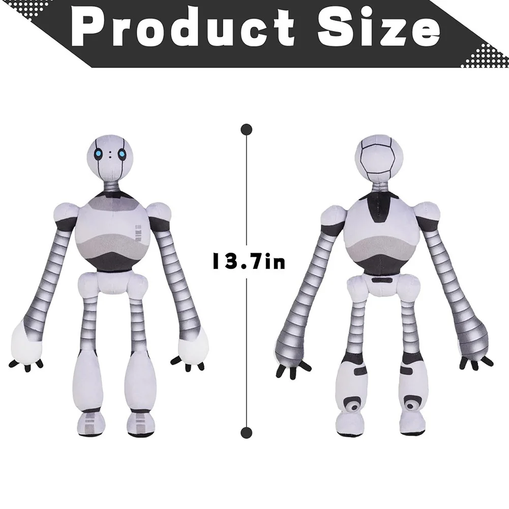 Soft The Wild Robot Dreams Plush Toy 13 Inch Robot Stuffed Animal Adjustable Robot Buddy Plush Funny Birthday Christmas Gifts