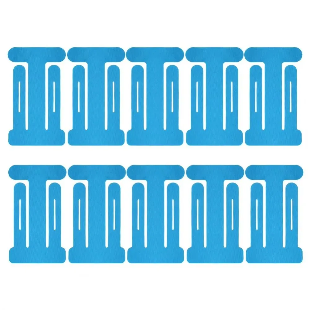 

10pcs Stability Waterproof Elbow Bandage Elastic Pre-cut Elbow Support Tape Long-lasting Breathable Kinesiology Tape Tennis