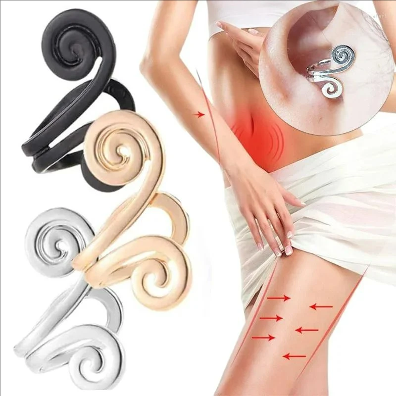 2pcs Acupressure Slimming Earrings Healthcare Weight Loss Non Piercing Earrings Slimming Healthy Stimulating Gallstone Ear Clip