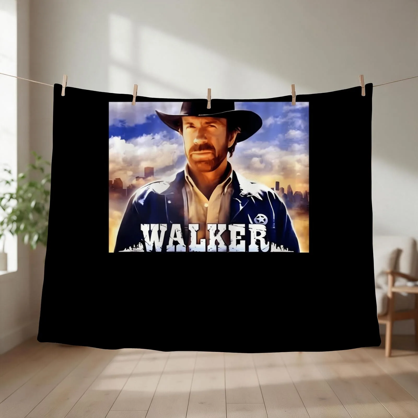 Chuck Norris Classic Throw Blanket couch cozy soft plush fuzzy picnic outdoor blanket