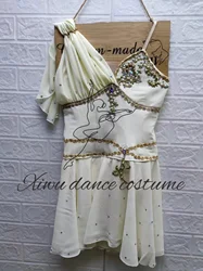 High end customization, children's and girls' performance costumes, modern ballet skirts