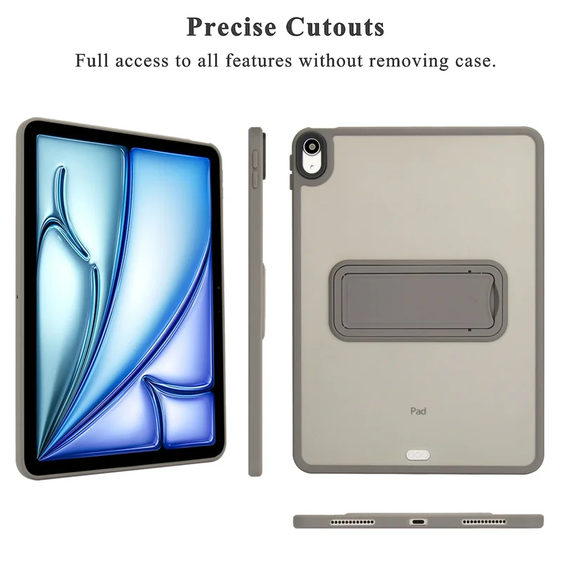 لباد 5th 6th 9.7 "7th 8th 9th 10.2" الهواء 4 الهواء 5 الهواء 11 A16 11th 2025 Pro11 10th iPad mini 4 5 6 7 قطعة + حافظة حامل من البولي يوريثان