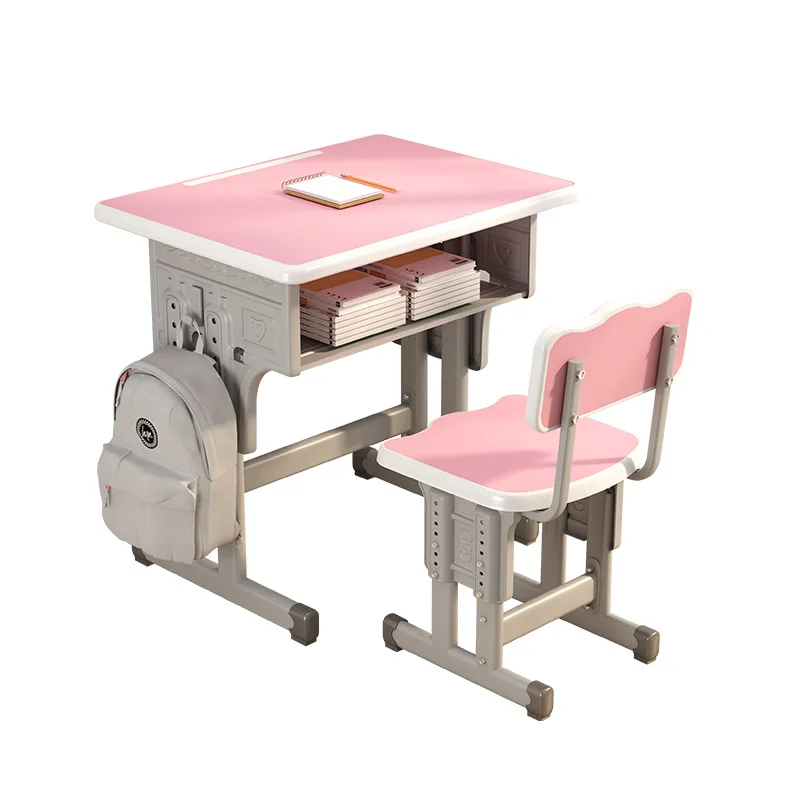 School Table Covers Study Desk School Table With Chair Connected School Furniture Classroom Desk And Chair Desk view 4