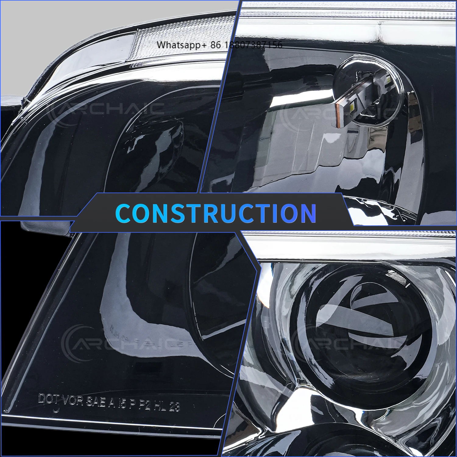 

Архаичные фары для Nissan Skyline R33 GTR Серии 1-3, замена оригинальных фар с LED-подсветкой (не для GTS GTST)