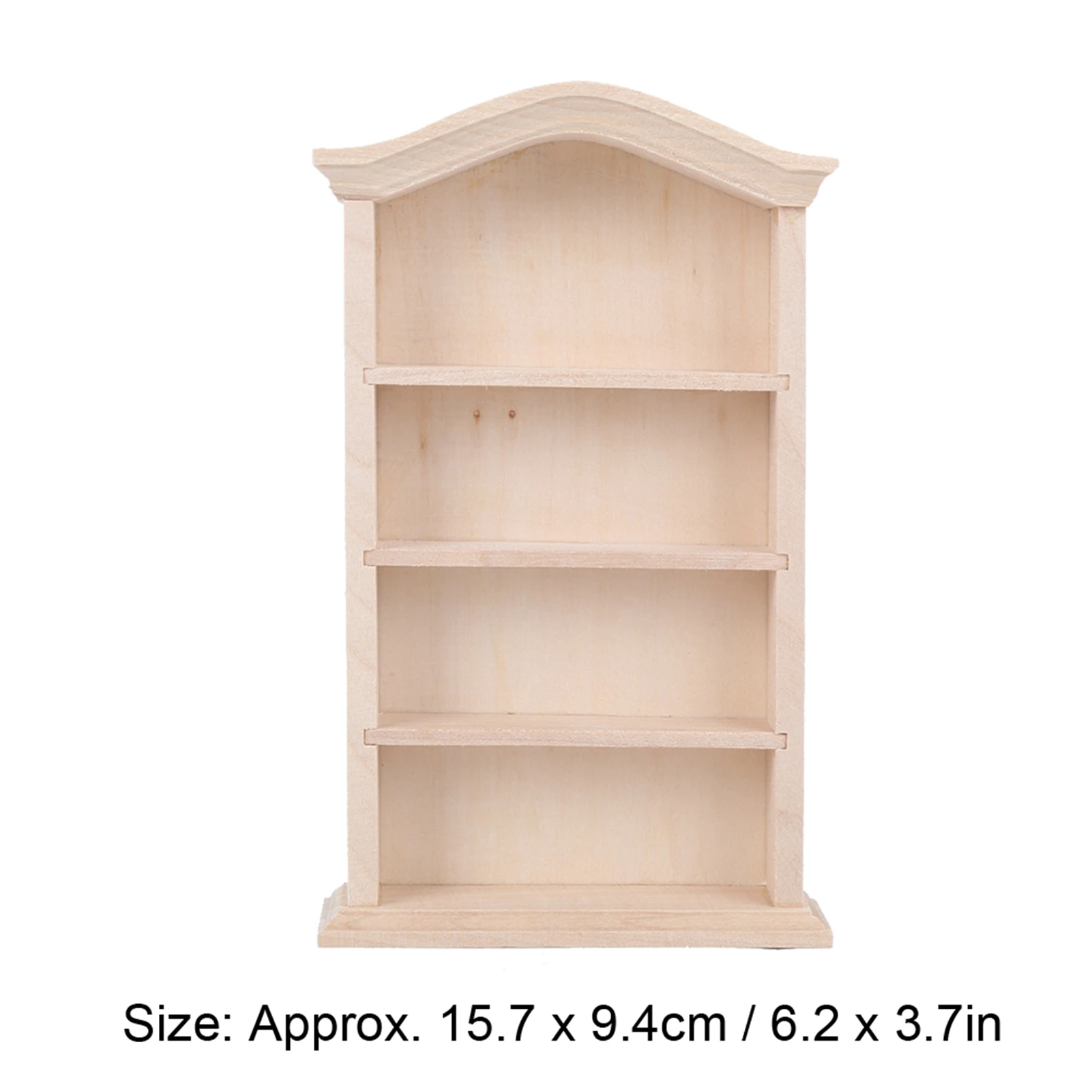 Casa de muñecas 1:12, estantería de madera, modelo para muñecas, muebles para casa de muñecas DIY, accesorio, estantería