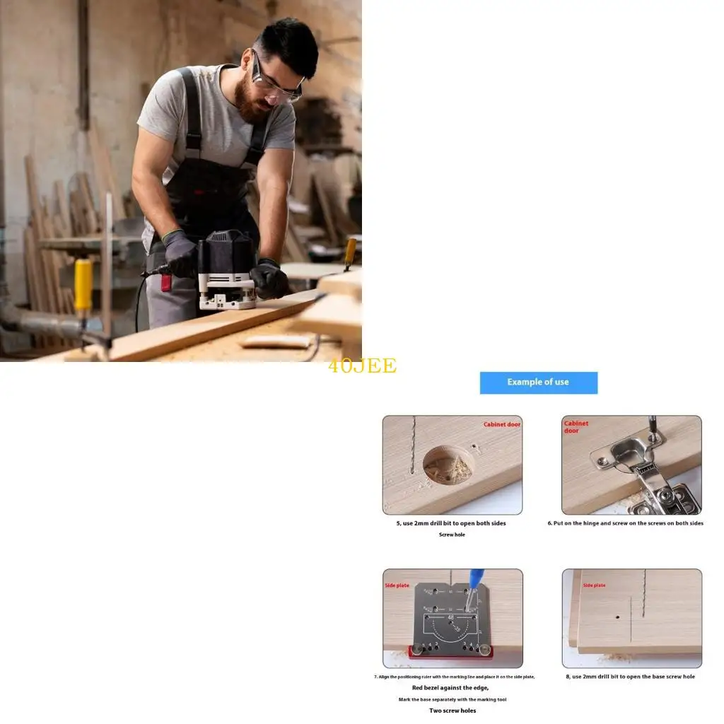 

40JE 35 -миллиметровый шарнирный инструмент Регулируемый маржинальный шкаф