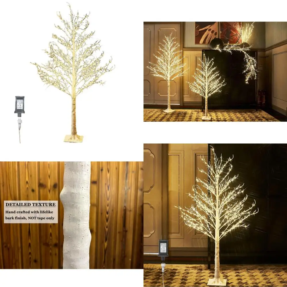 

Искусственная ветка со светодиодной подсветкой и высотой 4 фута для Рождества, свадьбы и декора в помещении и на открытом воздухе