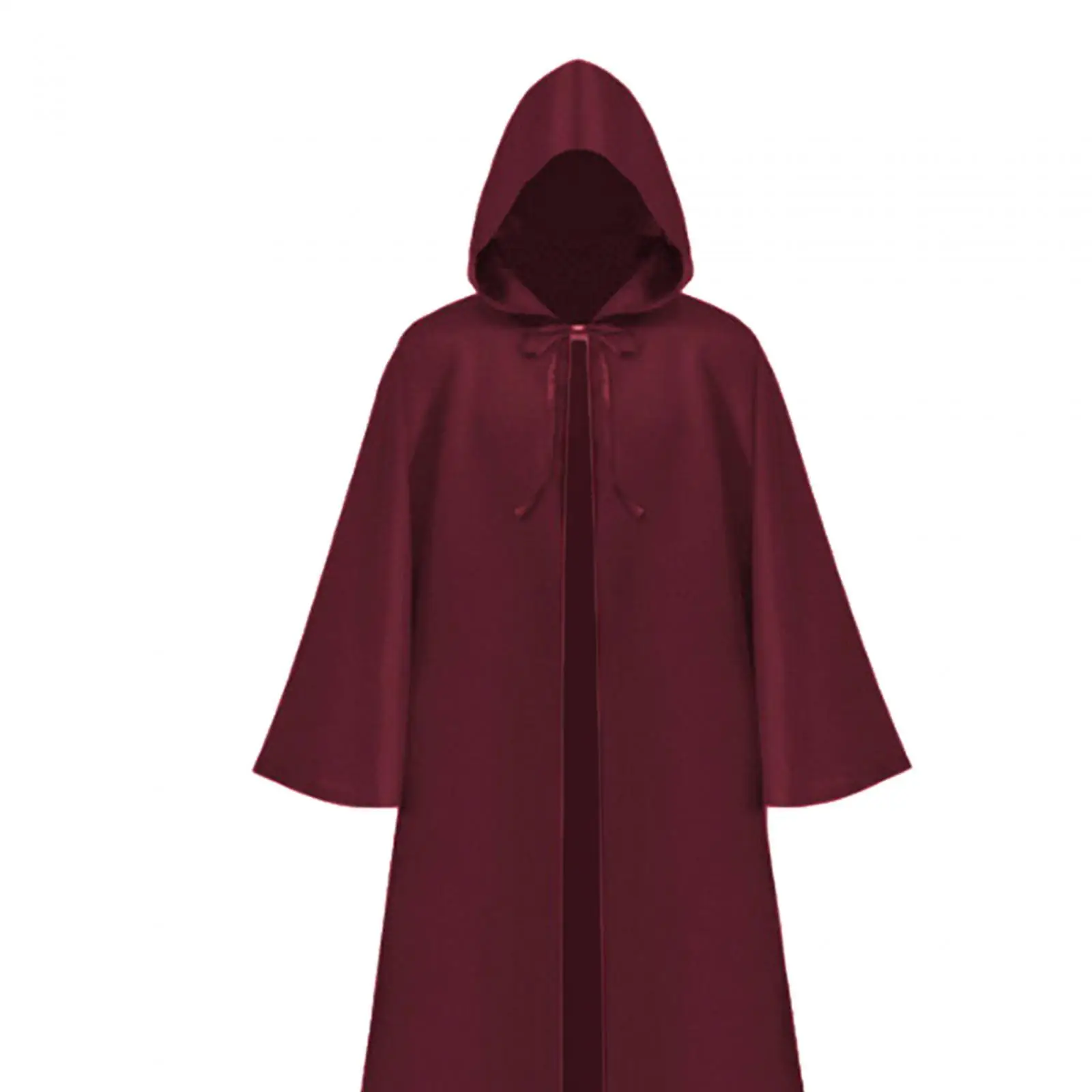 Halloween Hooded Cape Cloak Robe Cosplay Lightweight Multipurpose Soft Skin Friendly Fabric Devil Costume for Dress up Party