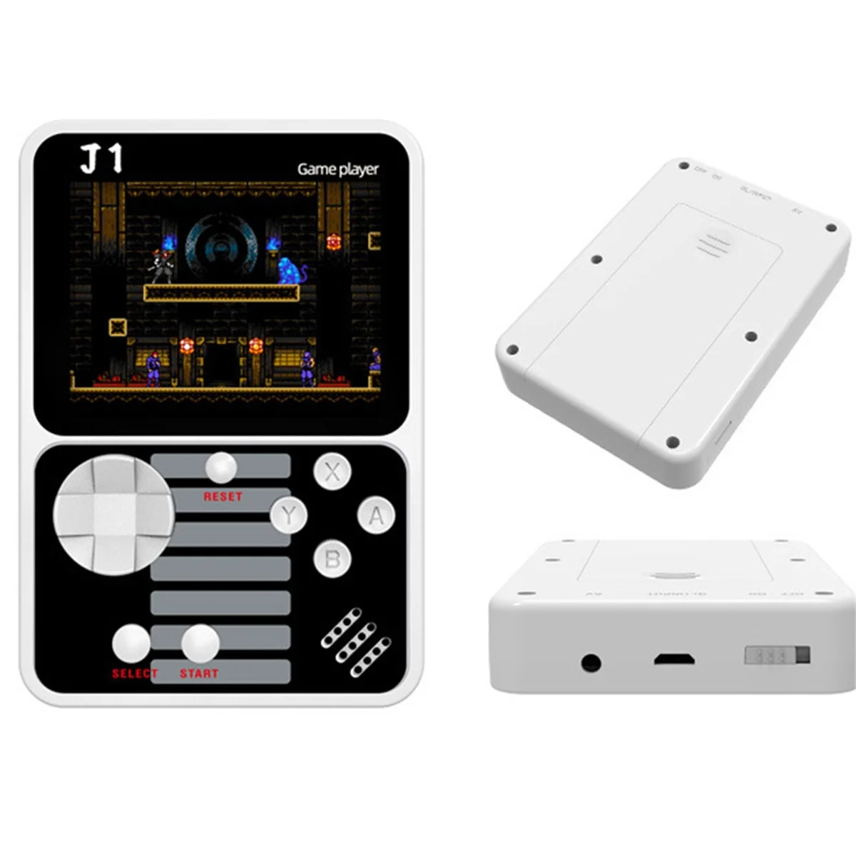 TCE 3-Inch Screen Retro Portable Mini Handheld Video Game Console Kids Color Game Player Built in 500 Games Kids Gift