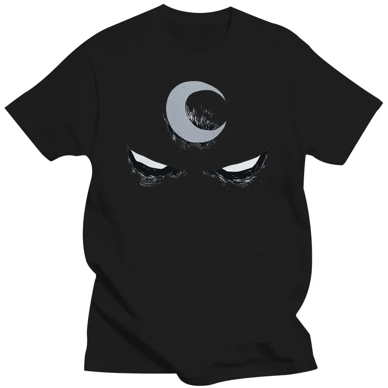 Summer tee-shirt fashion mens t-shirt Moon Knight Eyes T-Shirt New Personality Custom Tee Shirt Casual tops graphic t shirt