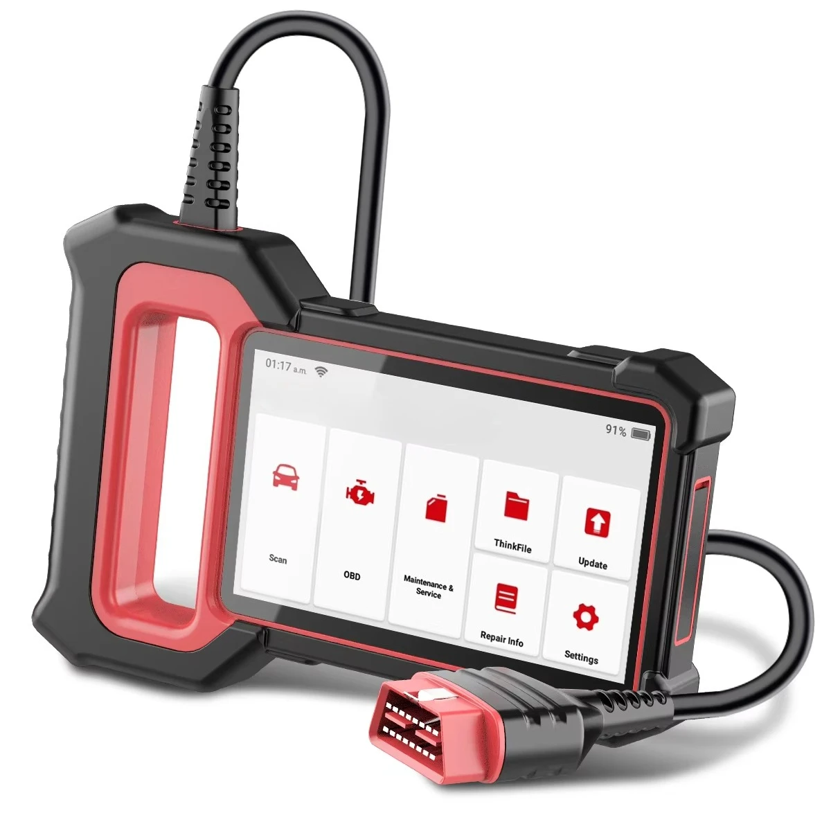 OBD2 Scanner 7 Systems Diagnostics Lifetime Free 28 Types Resets Auto Diagnosis Tool Code Reader