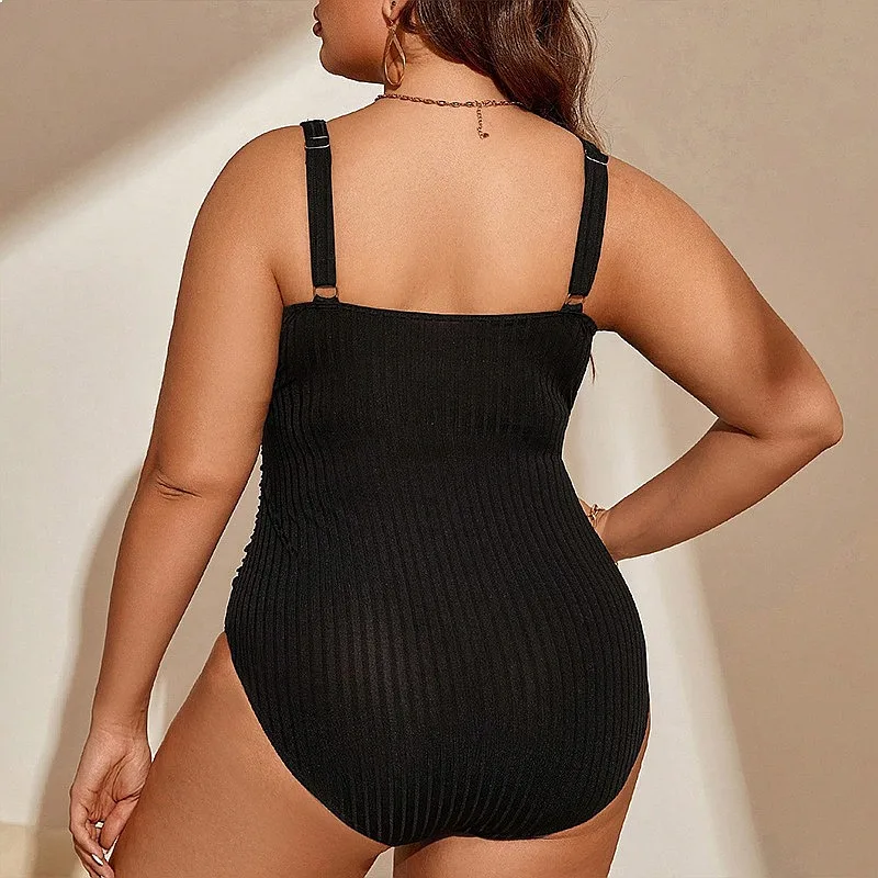 2026 Plus Size Swimdress Women Tummy Control One Piece Bathing Suit Modest Beachwear
