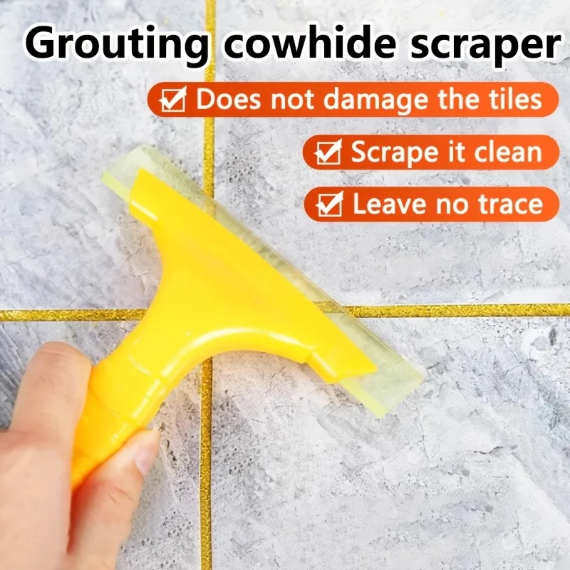 Tile Grout Scraper, Multifunctional Construction Tool for Grouting, Car Film Installation, Glass Cleaning & Snow Removing