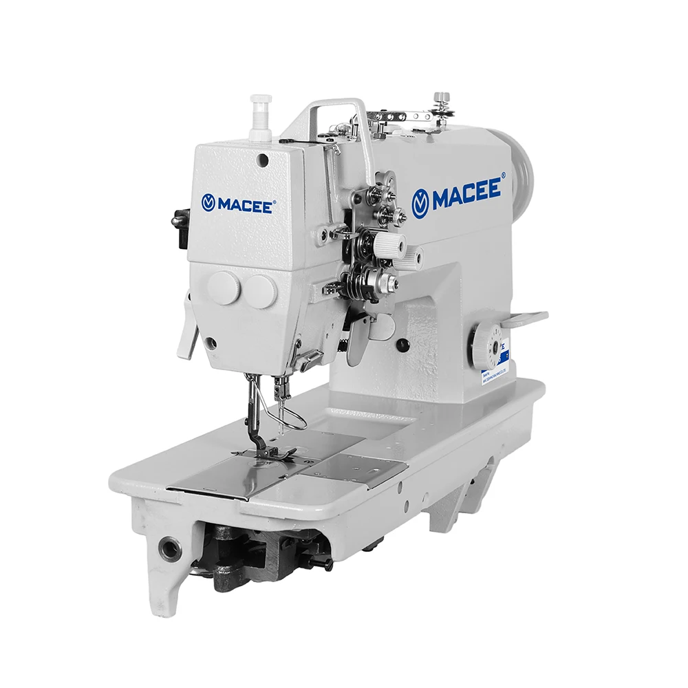 MC 875 Head Only Industrial High Speed Split Needle Bar Double Needle Lockstitch Sewing Machine With Large Hook