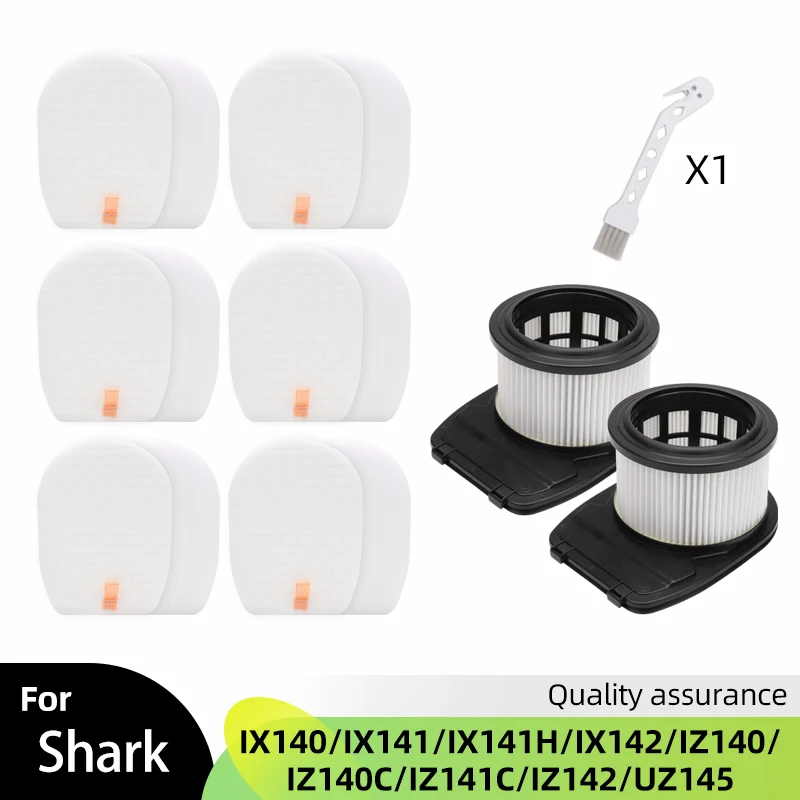 Foam & Felt Filters For Shark IZ140,IZ142,IZ162H # 617FJ140 Household Cleaning Parts Replacement Filters HEPA filters