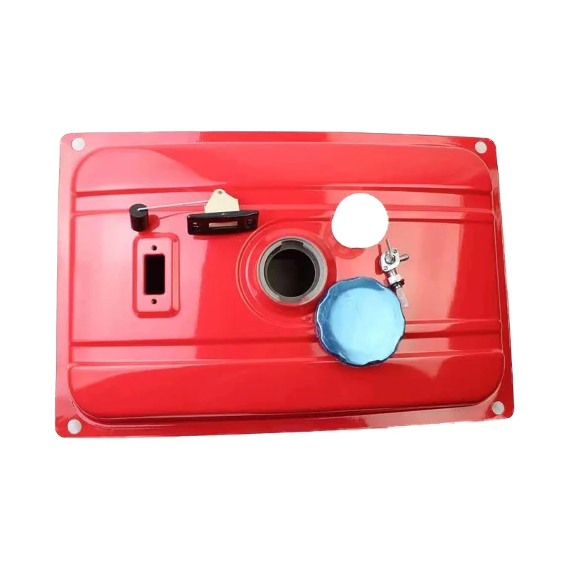 188F 5KW-8KW Gasoline Generator Accessories Fuel Tank Assembly Oil Switch Fuel Tank Cover Unit Fuel Tank Red and Black