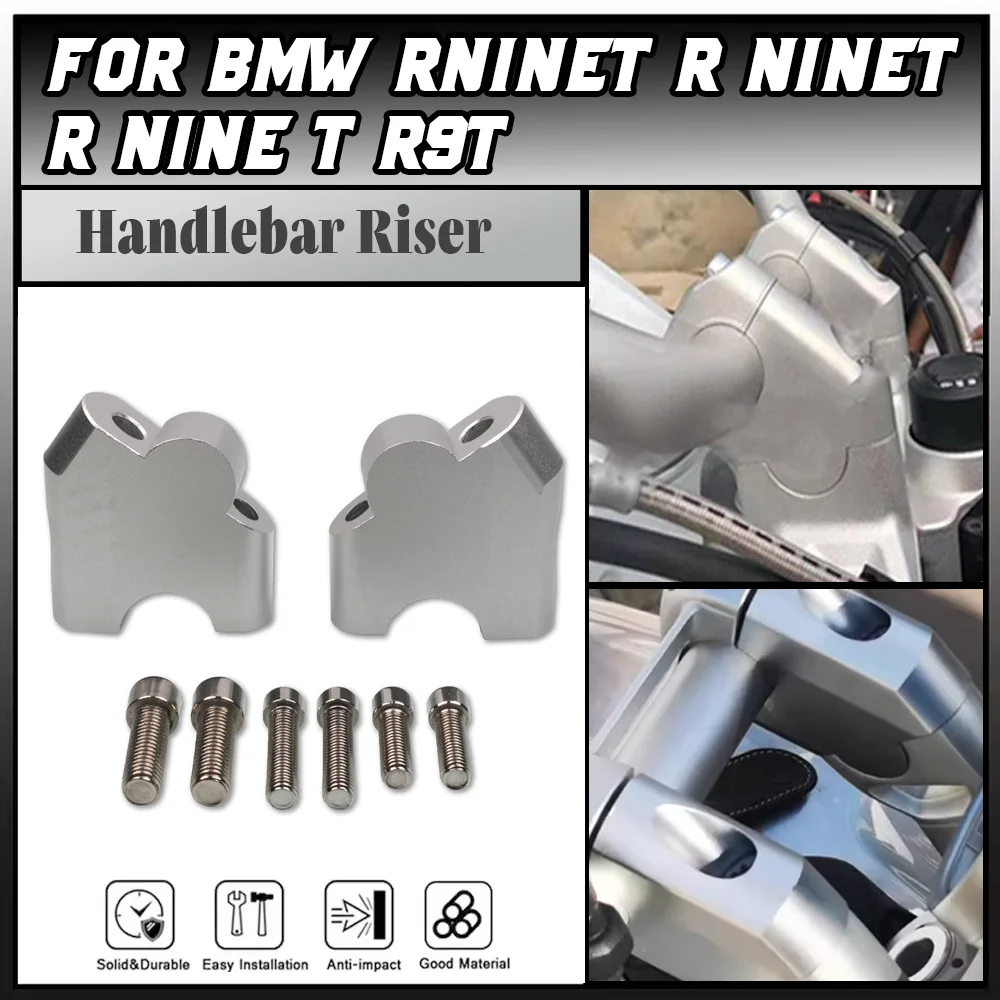 

RNINET Motorcycle Handlebar Riser Drag Handle Bar Clamp Extend Adapter Heightening Mount For BMW Rnine T R NINET Rninet R NINE