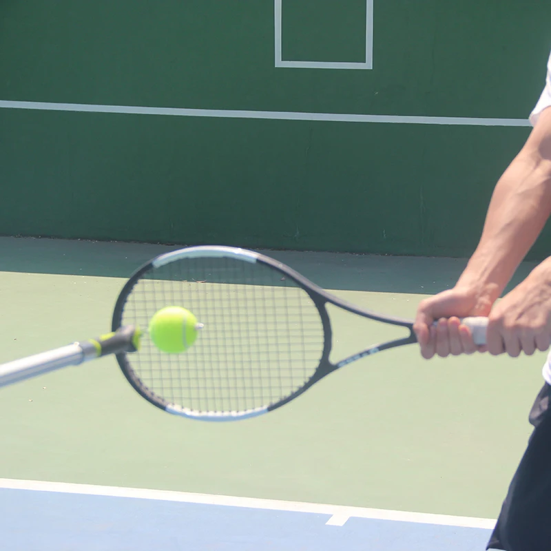 Entrenador de tenis, gancho base para entrenador de tenis, aluminio/tenis