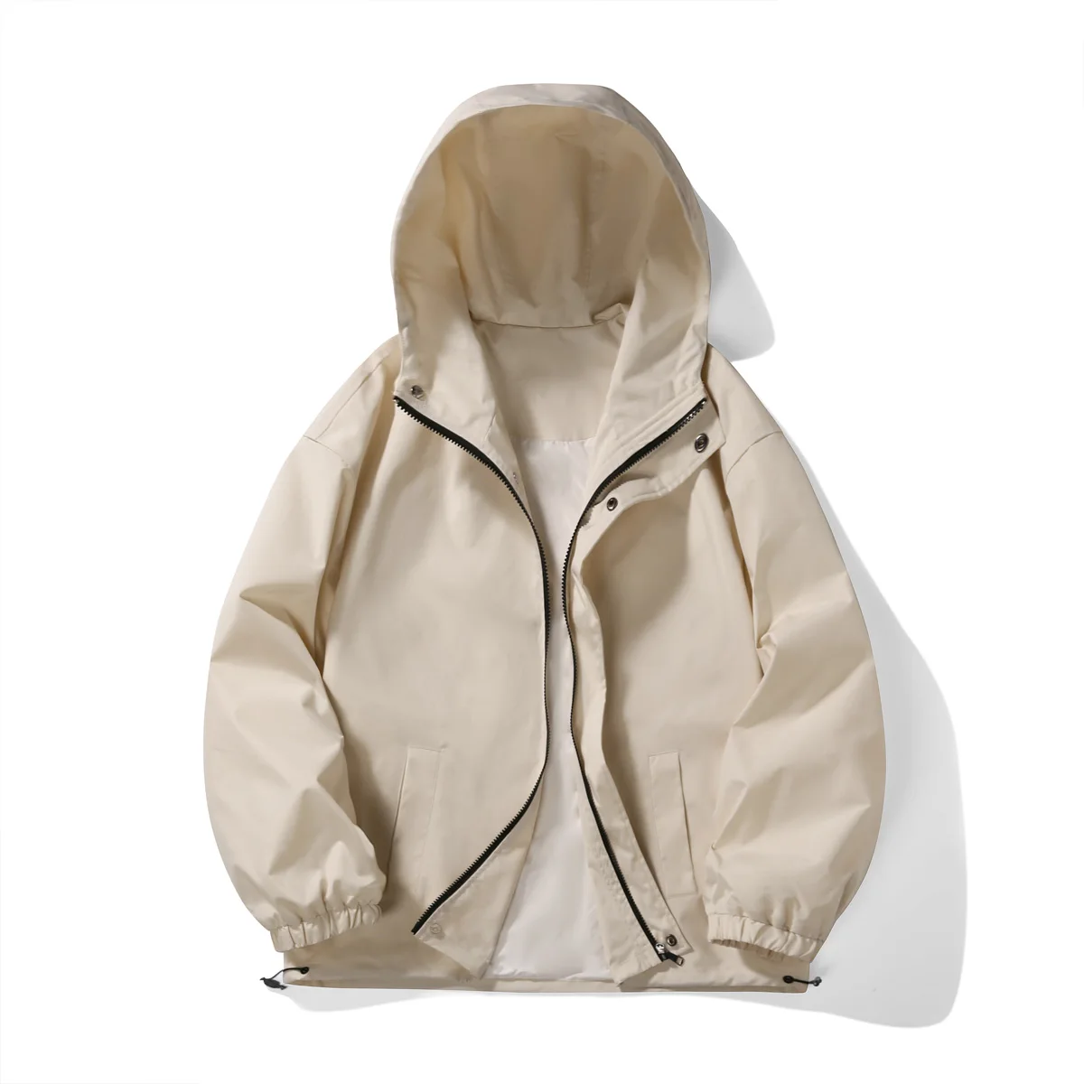 Men's Hooded Jackets Plus Size 5XL-M Autumn New Long Sleeve Loose Men Windbreaker Jacket Waterproof Outdoor Sports Coats Man Hot