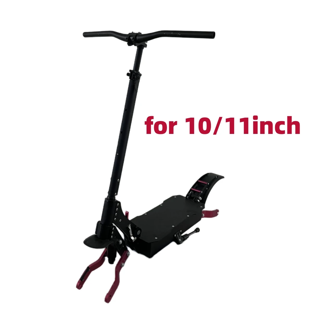 

Aluminum Alloy Standing Electric Scooter Body Frame Accessories 11 Inch Spare Parts Chassis E Bike Scooter Frame With Forks