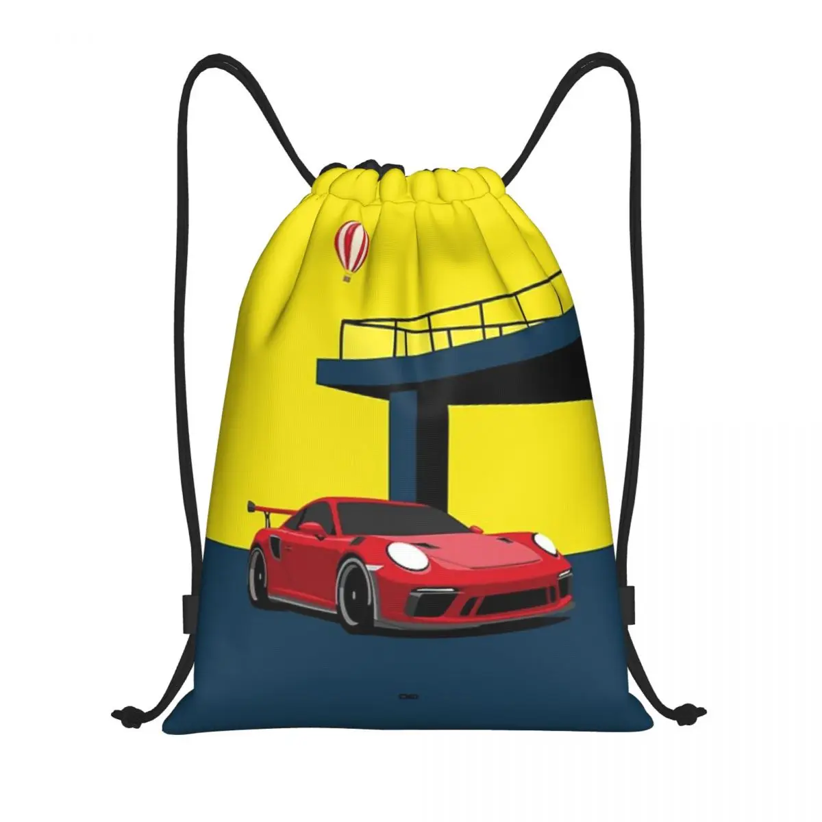 Waterproof Drawstring Mochila com Nome Personalizado, Saco De Armazenamento De Ginásio, Organizador Vermelho, Fit Para Praia, Natação, Esportes, 911, GT3