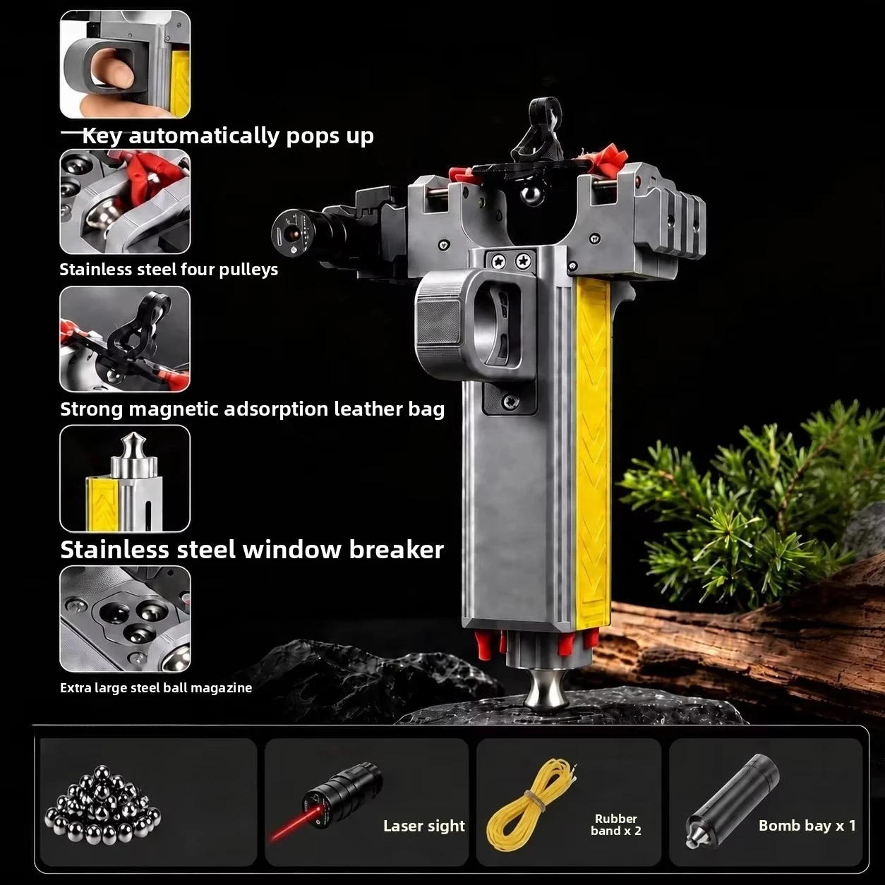 Outdoor High-precision Camping Portable High-power Automatic Loading 36 Rapid Fire Hunting and Competitive Tools