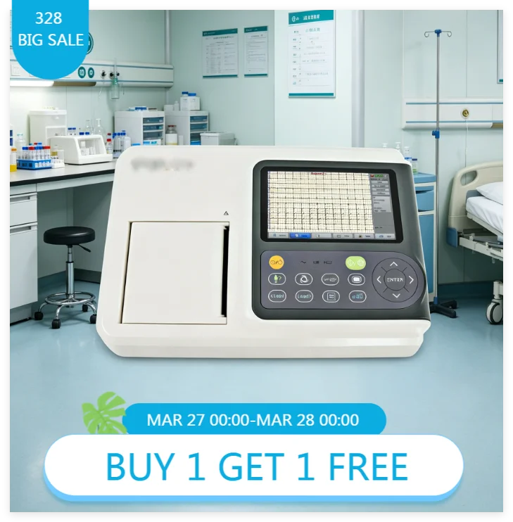 MT MEDICAL Digital ECG Device, 12‑Lead Acquisition With CardioPro Analysis Compliant With Clinical Medical Standards
