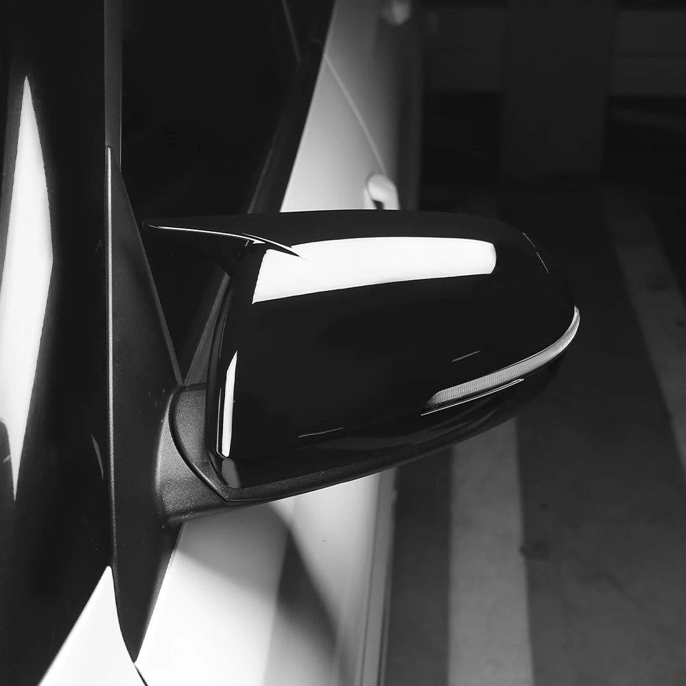 For Kia SELTOS 2021-2025 Car Tuning Carbon Fiber Car Rearview Mirror Decoration Cover Trim Exterior Accessories