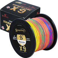 Sougayilang X9 Braided Fishing Line 550M 350M 150M 17-97LB Multifilament Fishing Line 0.128-0.405mm Super Strong PE Line Pesca