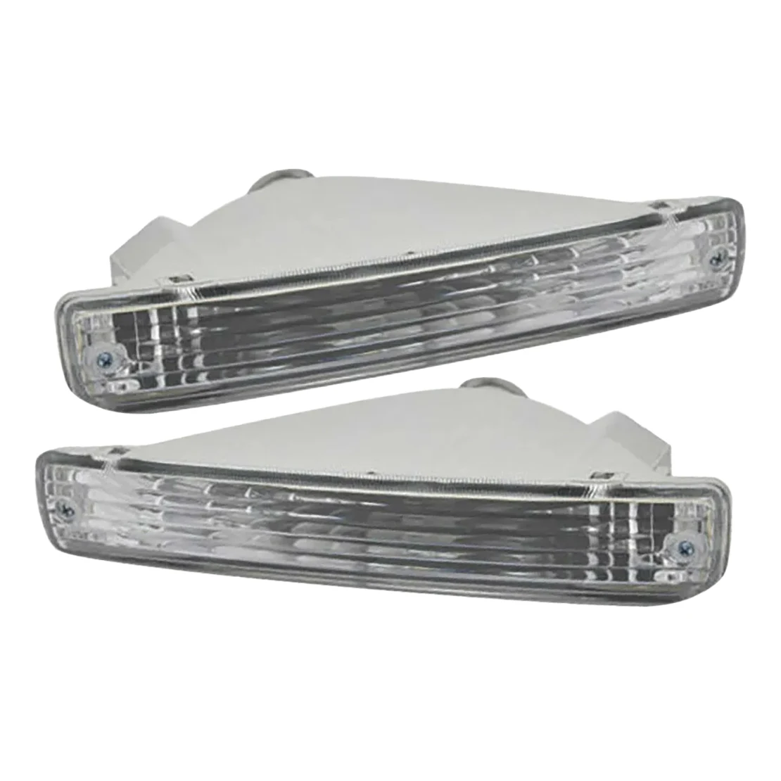 2pcs Clear Lens Front Bumper Fog Light Turn Signal Lamp Fit for Toyota Land Cruiser FJ80 1991 1992 1993 1994 1995 1996 1997