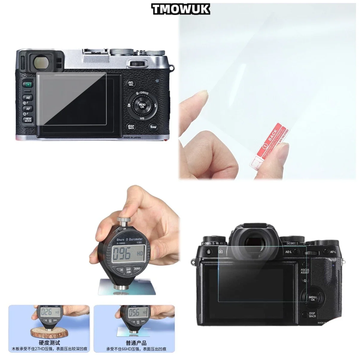 For Fujifilm X-100T X-100 X-100S X-100F Tempered Glass Film 9H Hardness HD Clear LCD Screen Guard