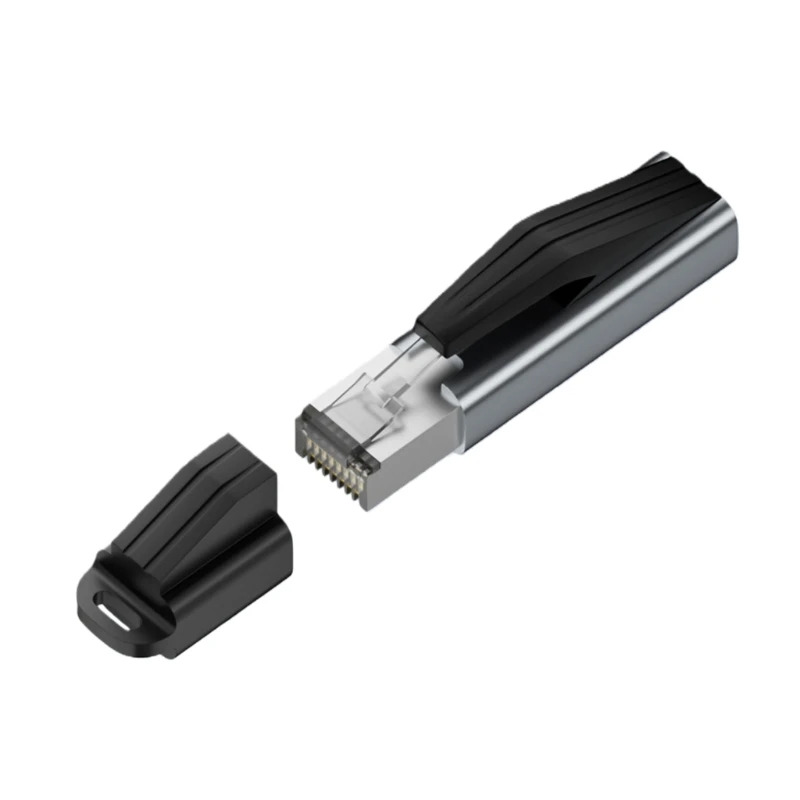 USB C to RJ45 Ethernet Adapter connector 1000Mbps Type-C Female to RJ45 Male portable network converter for MacBook pc