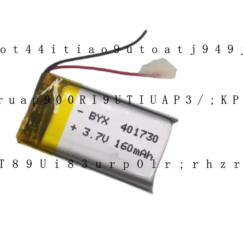 

5 pcs 3.7v 160mAh 401730 Lipo Polymer Li Rechargeable Battery For Earphone Watch