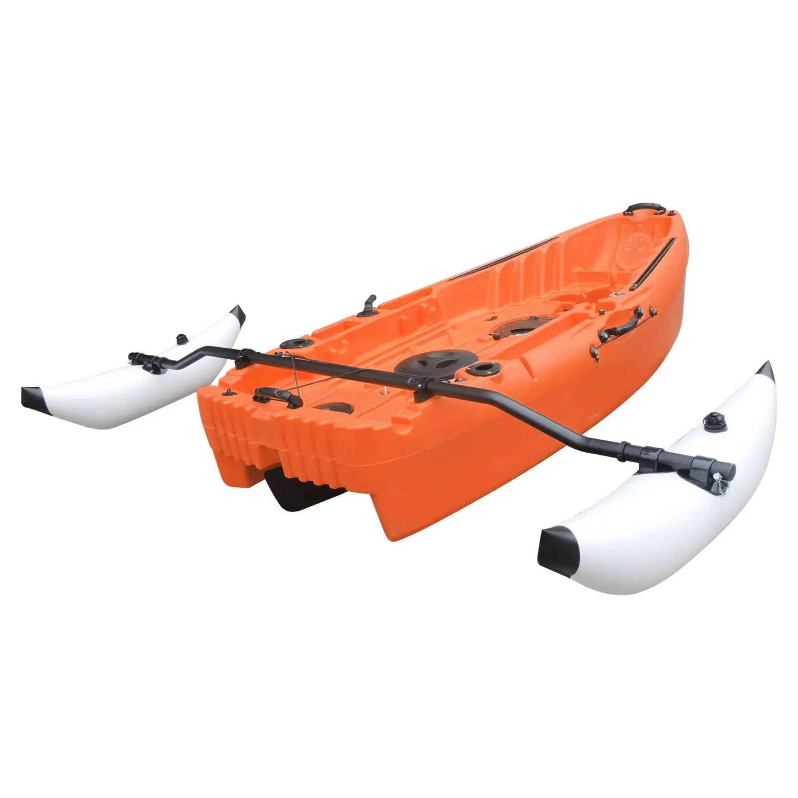 Inflatable Kayak Stabilizer Buoy Portable Inflatable Kayak Stabilizer Outrigger Buoy Kit Lightweight Long-Lasting PVC