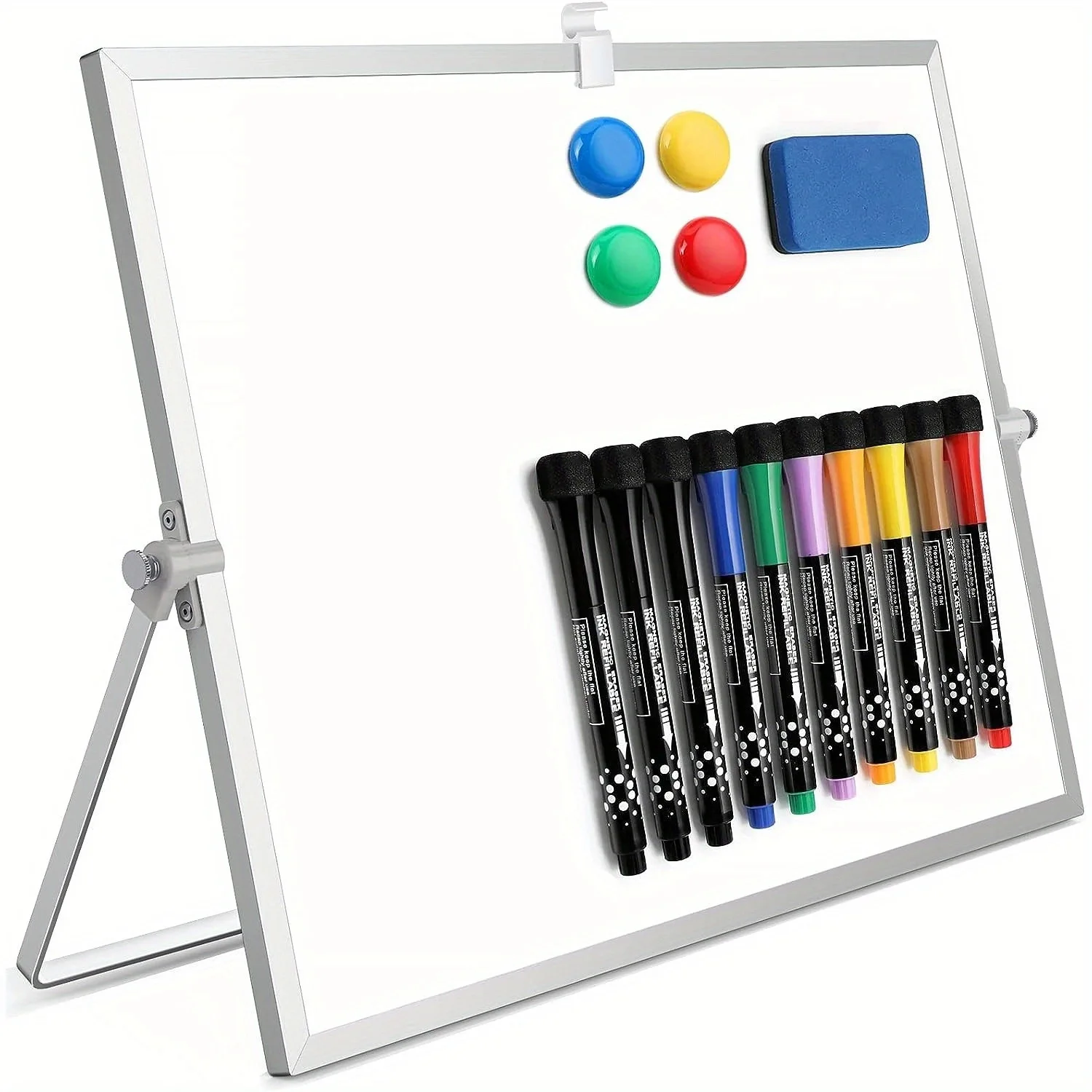

Dry Erase Board Wall Mounted Whiteboard Small Double-Sided Graffiti Drawing Board Aluminum Alloy Magnetic Material
