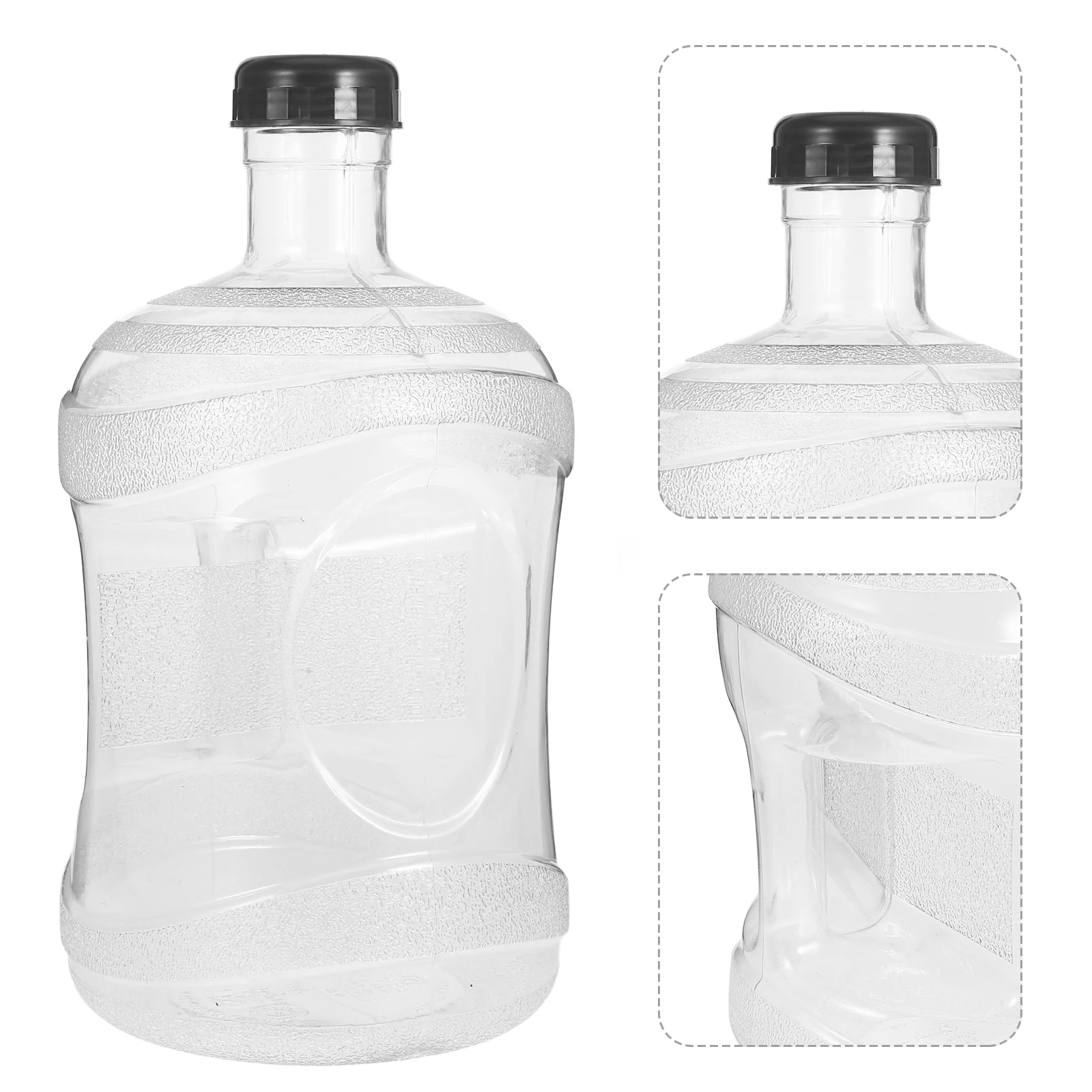 

Sturdy Pc Material Transparent Bucket Large Capacity Portable Storage Container For Camping Outdoor Use Easy Carry Handle Water
