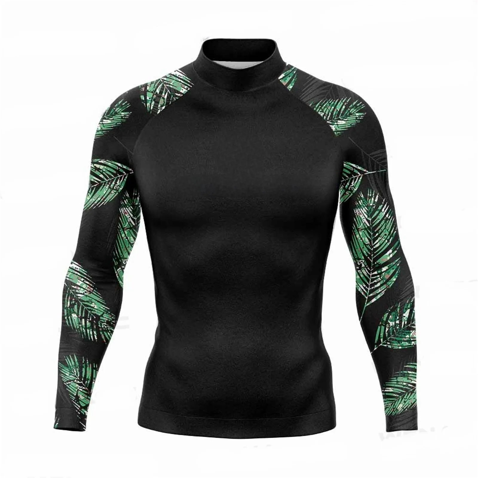 Men's Rash Guard Surfing Diving Tee Swimwear Tight short Sleeve T Shirt Swim Top UV Swimming RashGuard Quick Dry