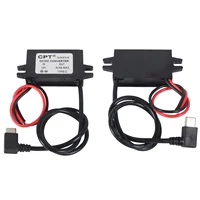 Waterproof 12V to 5V Converter DC-DC Step Down Module Power Adapter USB-A Female/Type C/dual USB/open Wire Connector 5