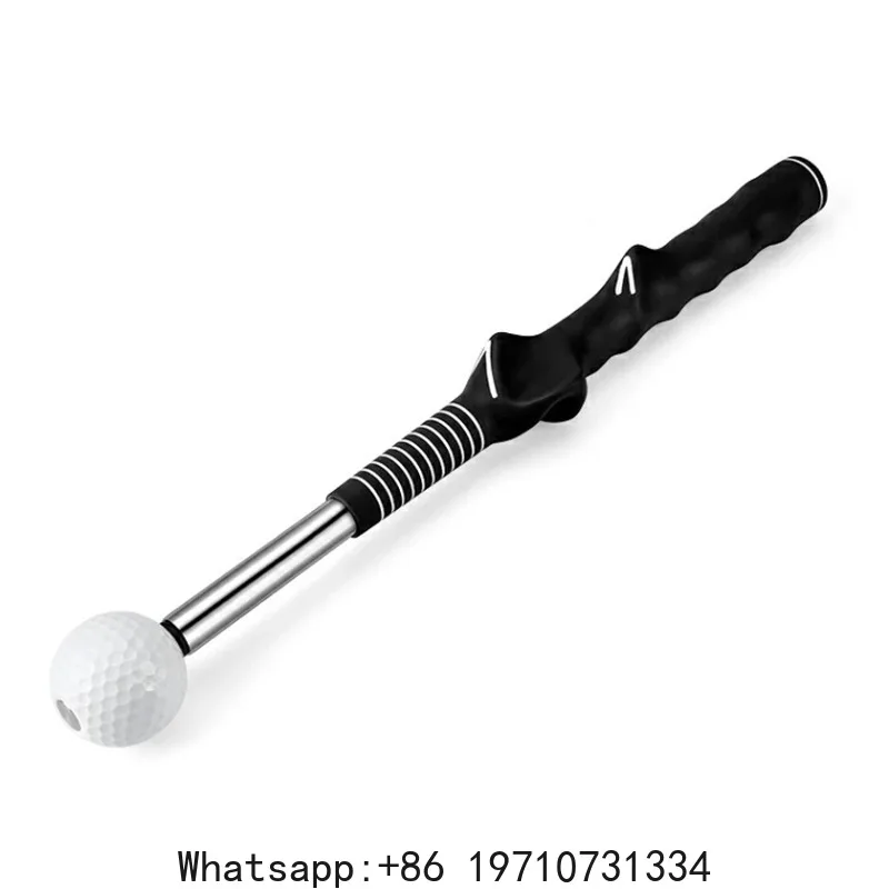 Golf Telescopic Swing Exerciser Sounding Impact Stick   Exercise  Trainer Correcting Gesturer Training Aid