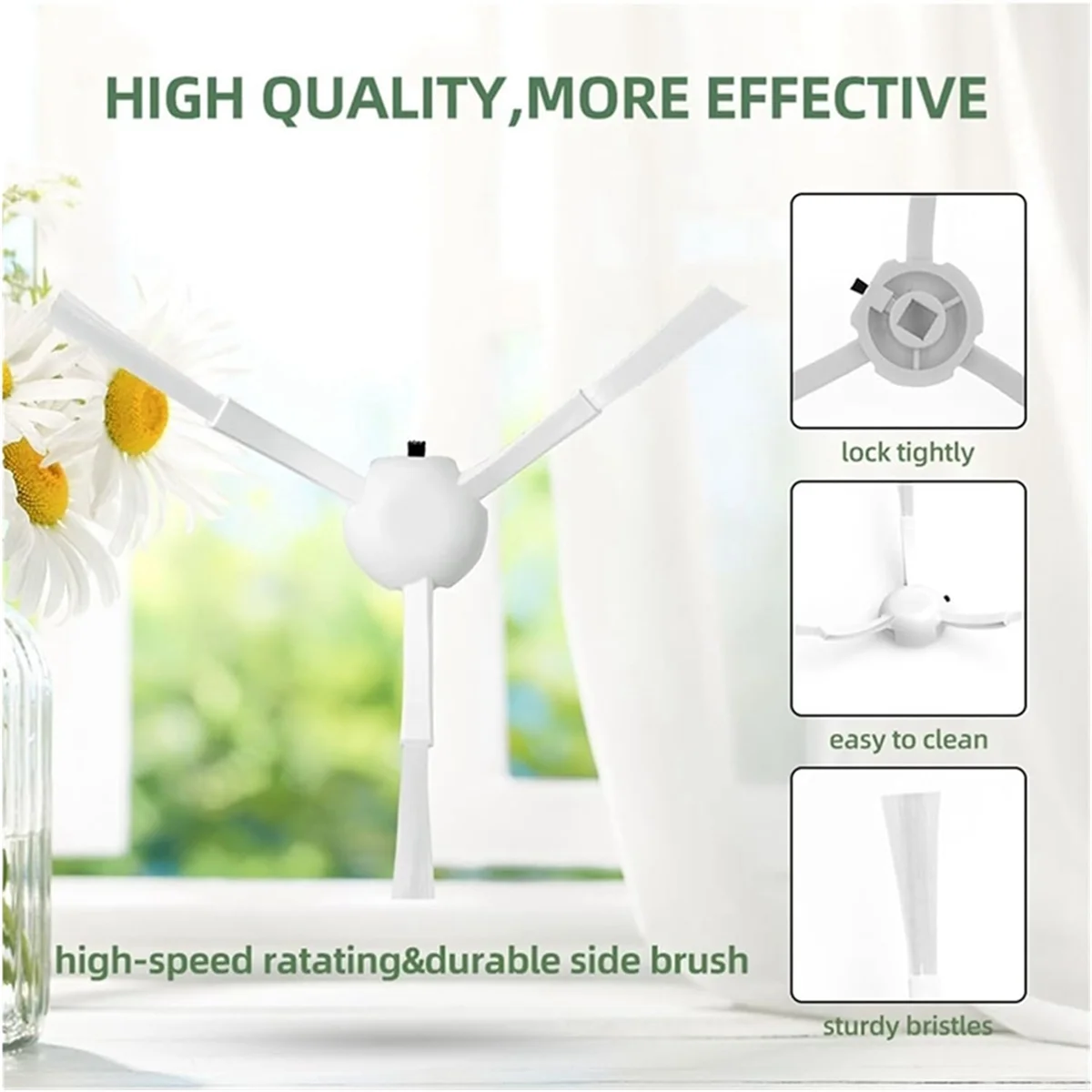 Main Side Brush Filter Brush Cover Replacement for Bot D9 / D9 Pro / D9 Max L10 Pro Robotic Vacuum Cleaner Parts