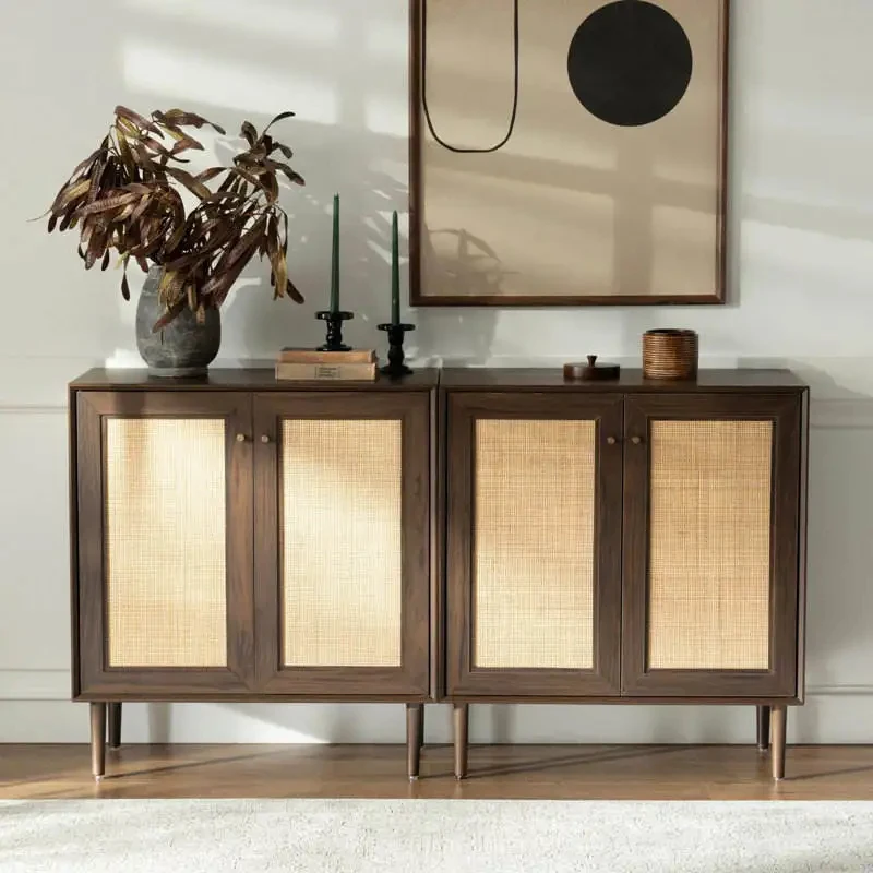 Z DU'S Modern Solid Wood Cinet, Double-door Den, Practical Convenient. Suitle Living Rooms And Hotels.Z
