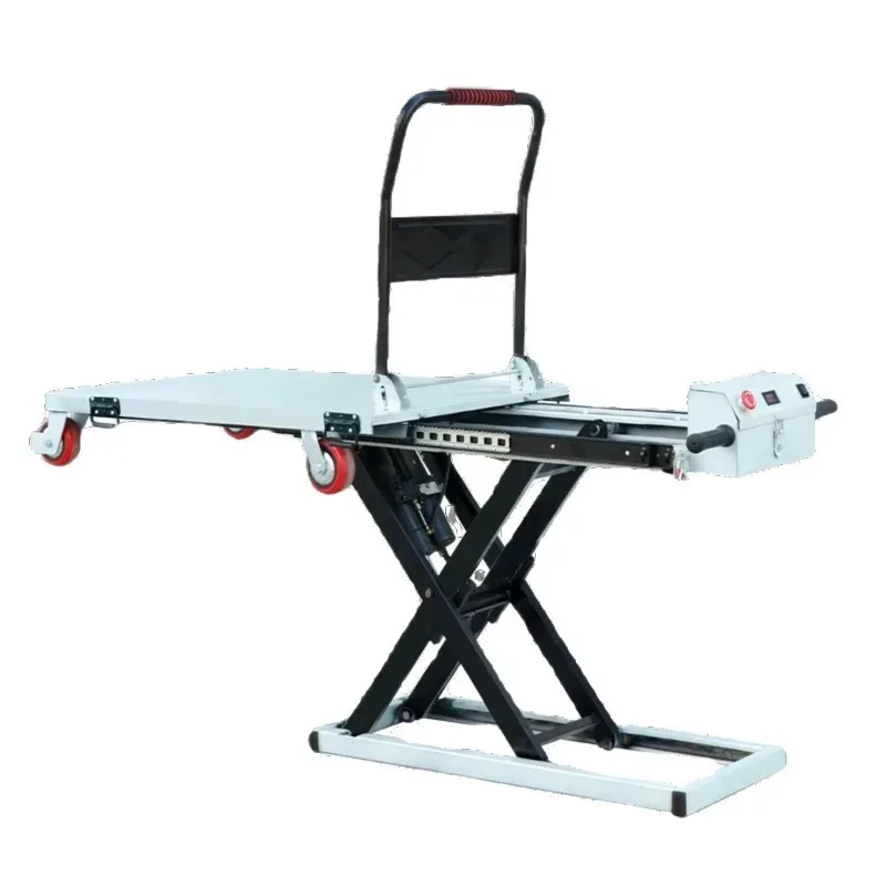 

Portable Electric Hydraulic Lift with Drone Transport Scissor Lift Slide Mobile Push Flatbed Truck Platform