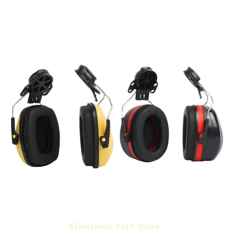

2pcs Construction Helmets Ушные муфты защиты шумоподавление эргономичная конструкция Hu8d