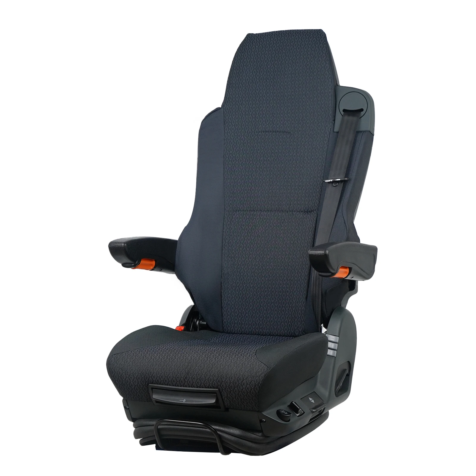 Heavy Leather Air Suspension Seat Pneumatic Truck Seat for Freightliner New Design Sport Style