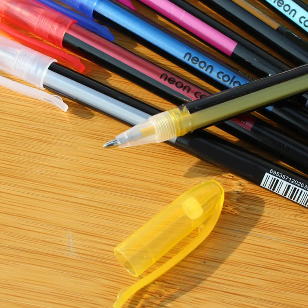 Gel Ink Pens Set 1.0mm Fine Tip Neon Coloring Pens for Adults Crafting Doodling Scrapbooking Journaling Sketching