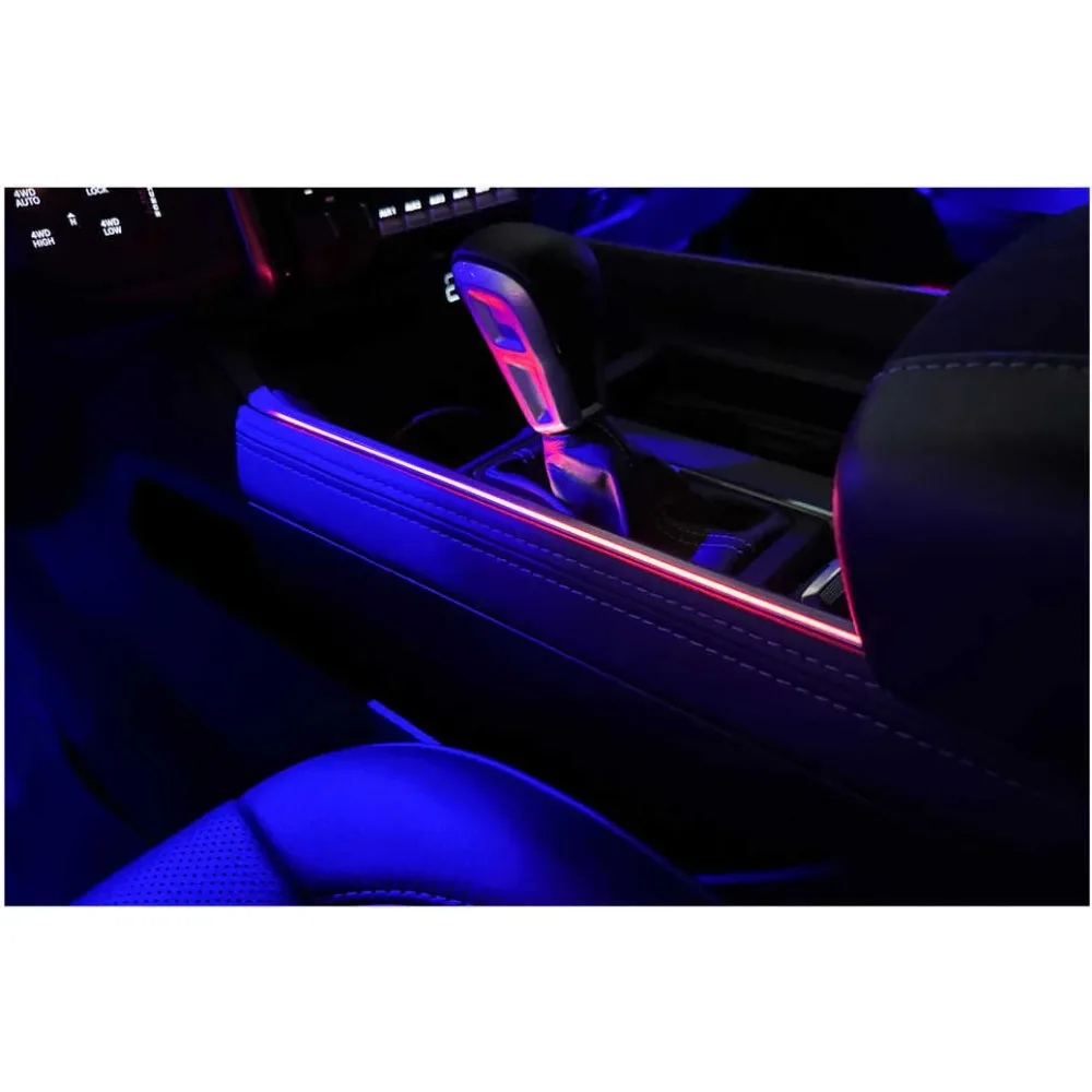 

64 цвета, динамическое окружающее освещение для Dodge RAM 1500 TRX 2022-2024, светодиодное освещение для пикапа, аксессуары для обновления внутреннего автомобиля